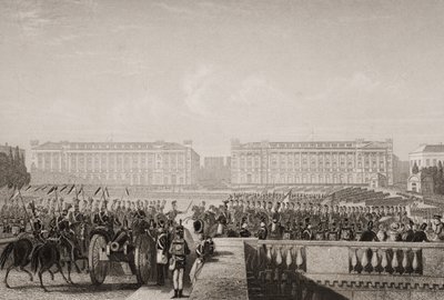 Entrada de los Aliados en París en 1815, ilustración de 